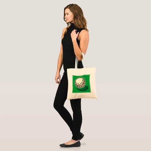 Tote Bag Boule De Golf Sur Green