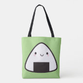 Tote Bag Boule de riz de Kawaii Onigiri (Dos)