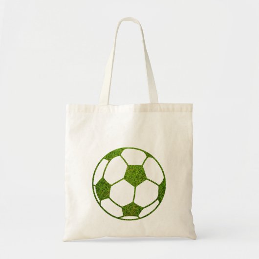 Tote Bag Boule de soccer d'herbe (Devant)