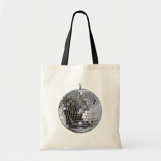 Tote Bag Boule Disco Argent (Devant)