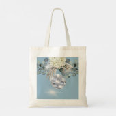 Tote Bag Boule Disco Bridesmaid Floral Blue Eucalyptus (Dos)
