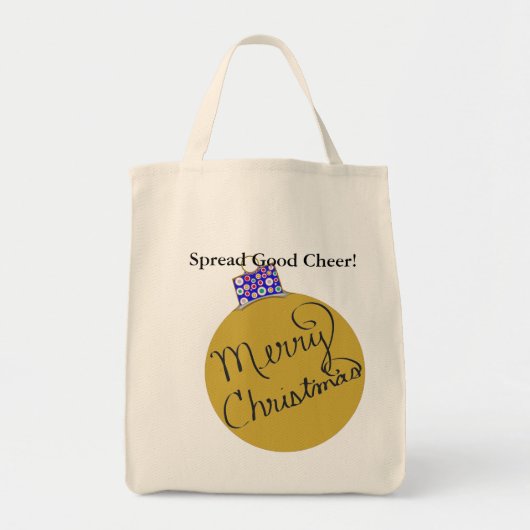 Tote Bag Boule Ornament Or (Devant)
