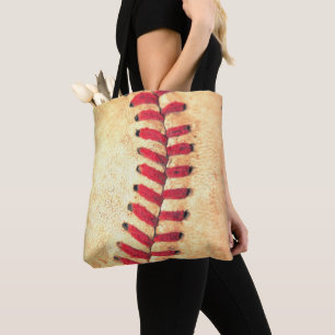 Tote Bag Boule vintage de base-ball