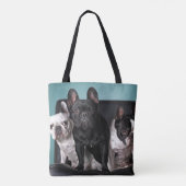 Tote Bag Bouledogue français sur la chaise (Dos)