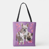 Tote Bag Bouledogues français Papillon Bulldog (Dos)