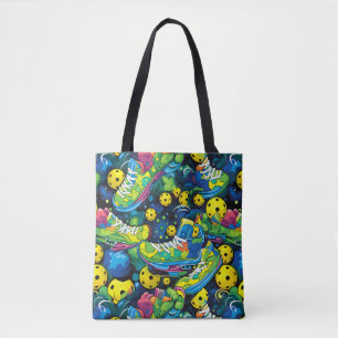 Tote Bag Boules de pickles psychédéliques