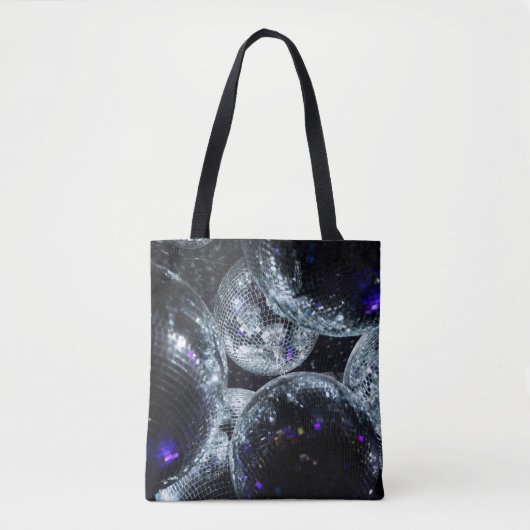 Tote Bag Boules Disco : Atmosphère Fête (Devant)