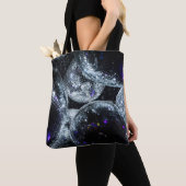 Tote Bag Boules Disco : Atmosphère Fête (De près)