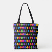 Tote Bag Boulettes Colorées Avec Citation Drôle (Dos)