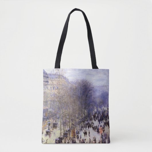 Tote Bag Boulevard des Capucines par Claude Monet, Art nouv (Devant)
