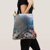 Tote Bag Boulevard Paris, Claude Monet (De près)