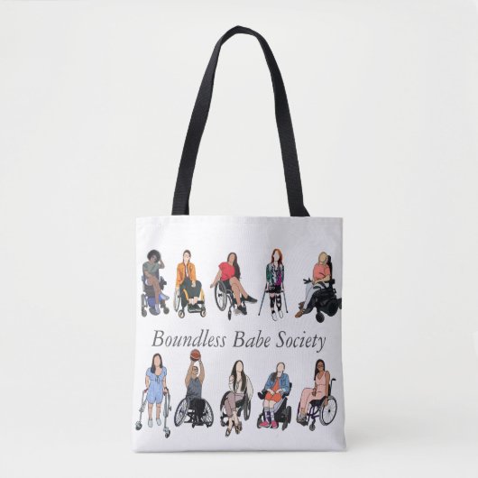 Tote Bag Boundless Babe Society fourre-tout (Devant)