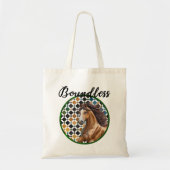 Tote Bag Boundless Horse Tote – Alhambra Geometric Art Bag (Devant)