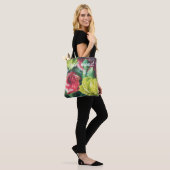 Tote Bag Bouquet coloré de fleurs (Sur le modèle)