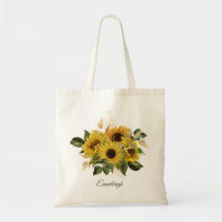 Bouquet De Beaux Tournesols Jaunes Marron