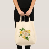 Tote Bag Bouquet de citrons et de rose (Devant (produit))