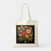 Tote Bag Bouquet de fleurs (Dos)