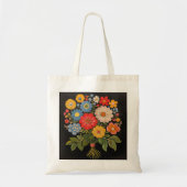 Tote Bag Bouquet de fleurs (Devant)