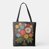 Tote Bag Bouquet de fleurs (Dos)