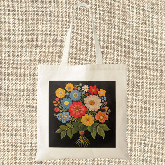 Tote Bag Bouquet de fleurs