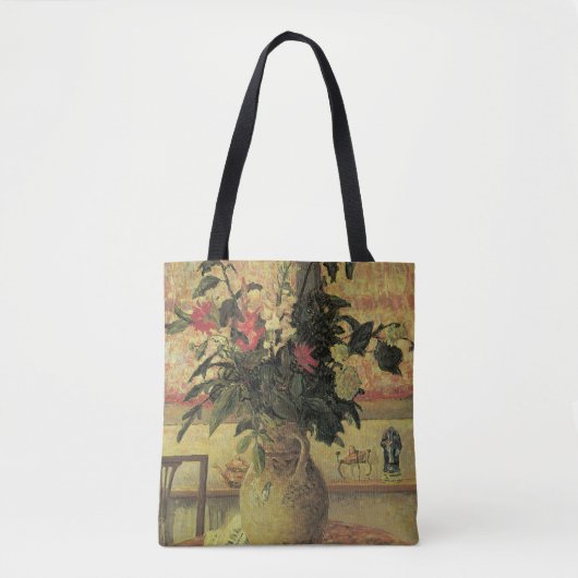 Tote Bag Bouquet de fleurs à la fenêtre par Maxine Maufra (Devant)