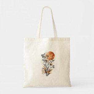 Tote Bag Bouquet de fleurs à l'aquarelle élégant Floreal vi