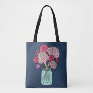 Tote Bag Bouquet de fleurs cérébrales