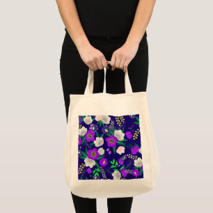 Tote Bag Bouquet de fleurs de printemps rustique