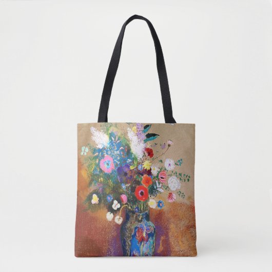 Tote Bag Bouquet de fleurs par Odilon Redon (Devant)