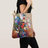 Tote Bag Bouquet de fleurs par Odilon Redon (De près)