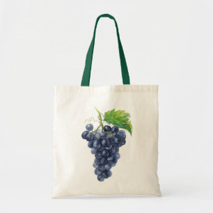 Tote Bag Bouquet de raisins Aquarelle art
