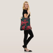 Tote Bag Bouquet de roses rouges (Sur le modèle)
