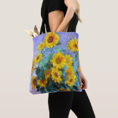 Tote Bag Bouquet de tournesols Claude Monet Art (De près)