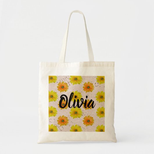 Tote Bag Bouquet floral marais (Devant)