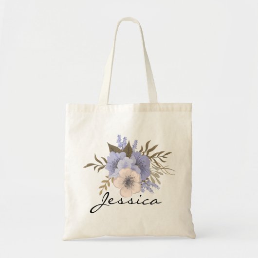 Tote Bag Bouquet floral personnalisé (Devant)