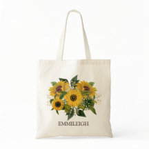 Bouquet Jolies Tournesols Vintage Jaune Marron