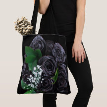 Bouquet Rose noir Fourre-tout