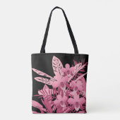 Tote Bag Bouquet rose tropical (Dos)