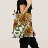 Tote Bag bouquets de joyeux tournesols (De près)