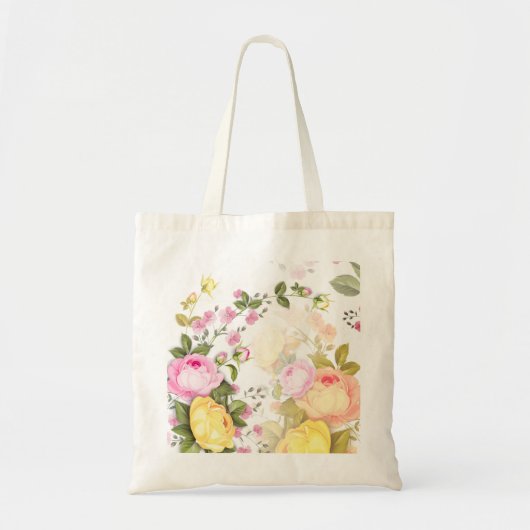 Tote Bag Bouquets de Roses 4 (Devant)