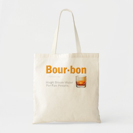 Tote Bag Bourbon Whiskey Lover Définition de Bourbon (Devant)