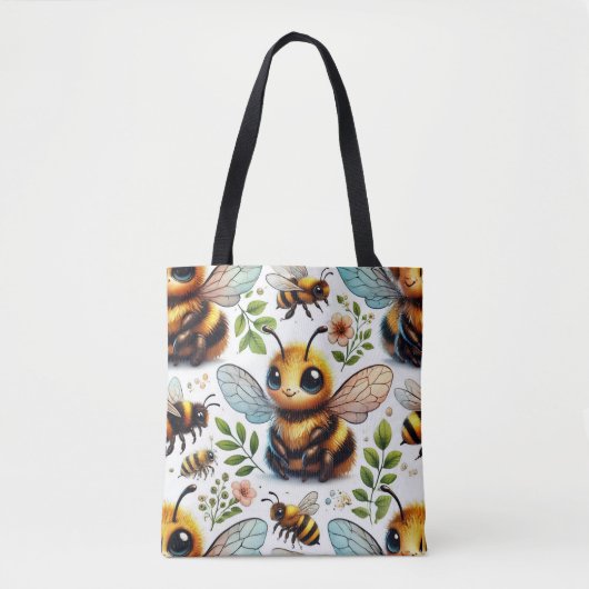 Tote Bag Bourdonnement de Joie (Devant)