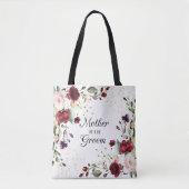 Tote Bag Bourgogne Bliss Mère de la chambre Monogrammé (Devant)
