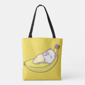 Tote Bag Bourse Chat Banane (Dos)