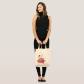 Tote Bag Bourse de fleurs de zantedeschias (Devant (modèle))