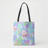 Tote Bag Bourse de toile avec impression de papillon (Devant)