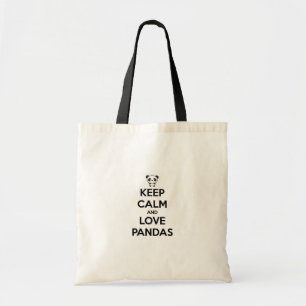 Tote Bag Bourse Keep Calm Panda