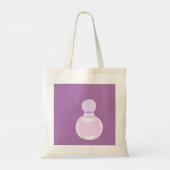 Tote Bag Bouteille de parfum pourpre (Dos)