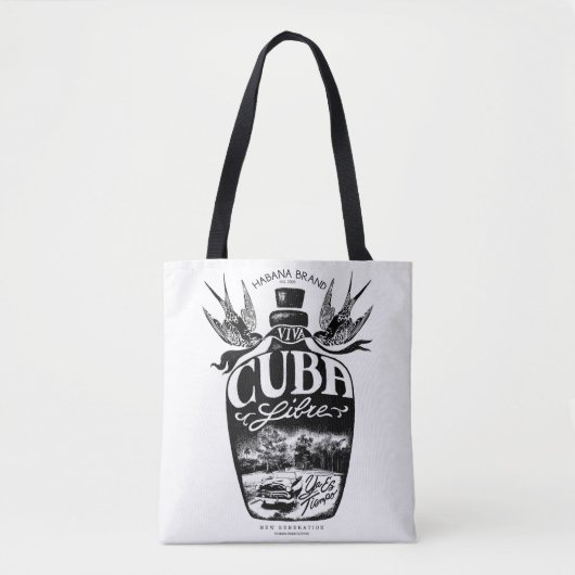 Tote Bag Bouteille de rhum (Devant)