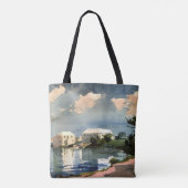 Tote Bag Bouteille de sel, tableau des Bermudes par Winslow (Dos)